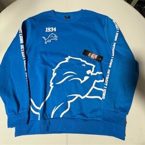 Detroit Lions NFL Sweater Licensed New With Tags Football Clothing